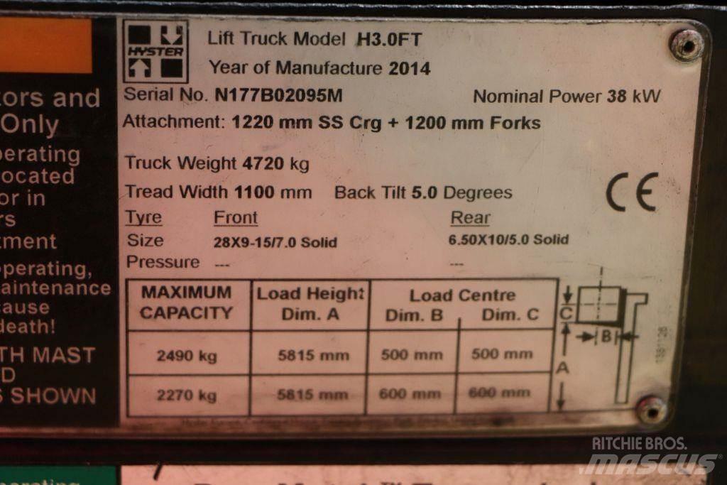 Hyster H3.0FT LPG 지게차