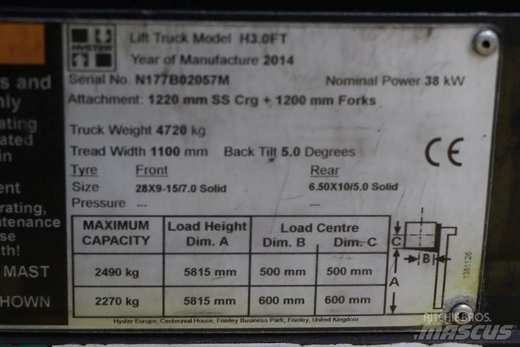 Hyster H3.0FT LPG 지게차