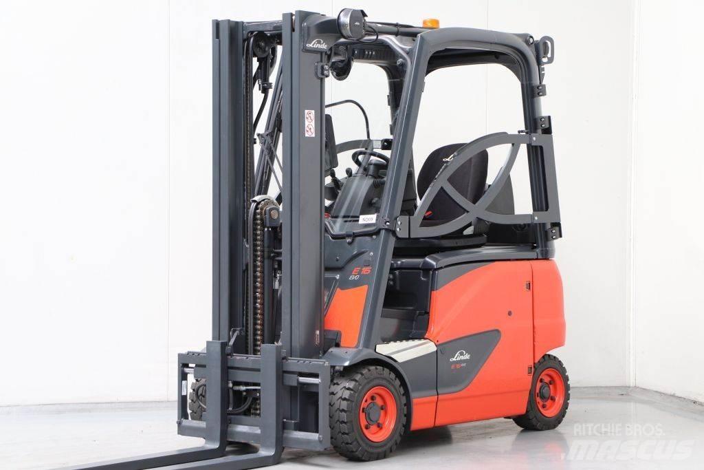 Linde E16PH-02 전동 지게차