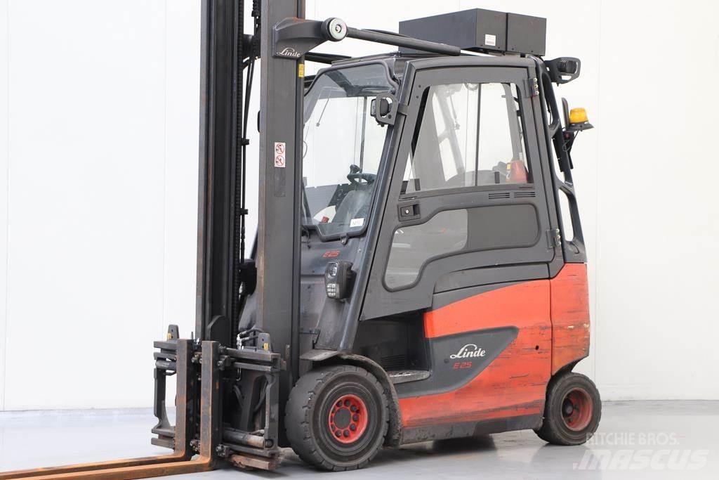 Linde E25H-01/600 전동 지게차