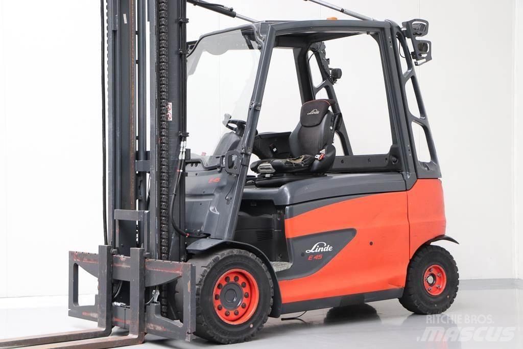 Linde E45HL-01/600 전동 지게차