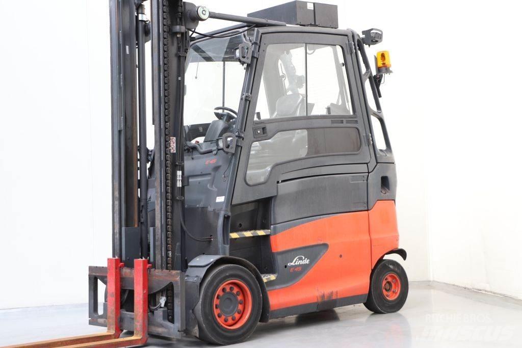 Linde E45HL-01/600 전동 지게차
