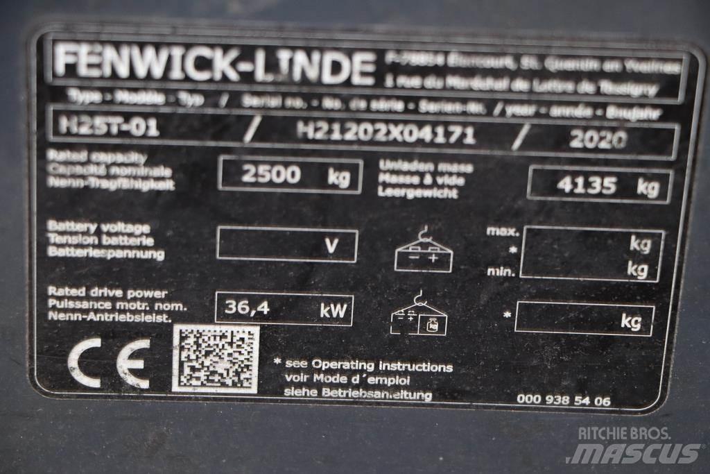 Linde H25T-01 LPG 지게차