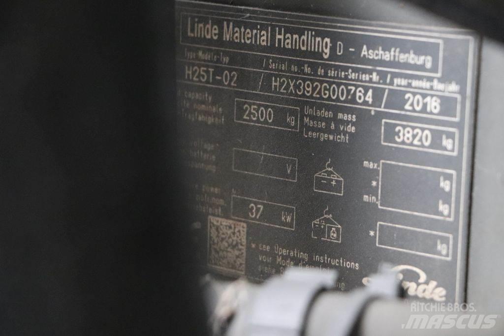 Linde H25T-02 LPG 지게차
