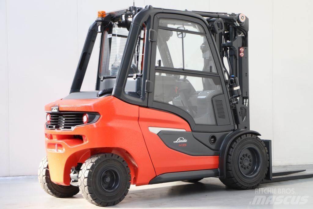 Linde H35D-01 디젤 지게차