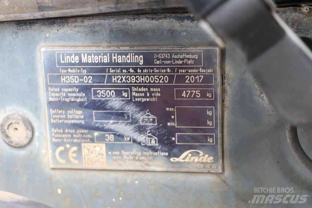 Linde H35D-02 디젤 지게차