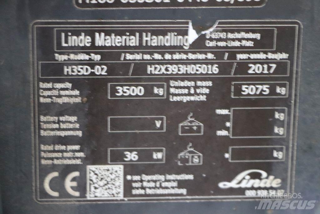Linde H35D-02 디젤 지게차