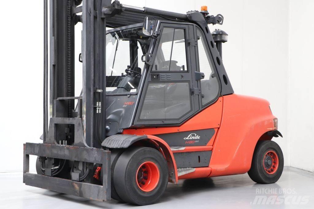 Linde H80D-03/1100 디젤 지게차