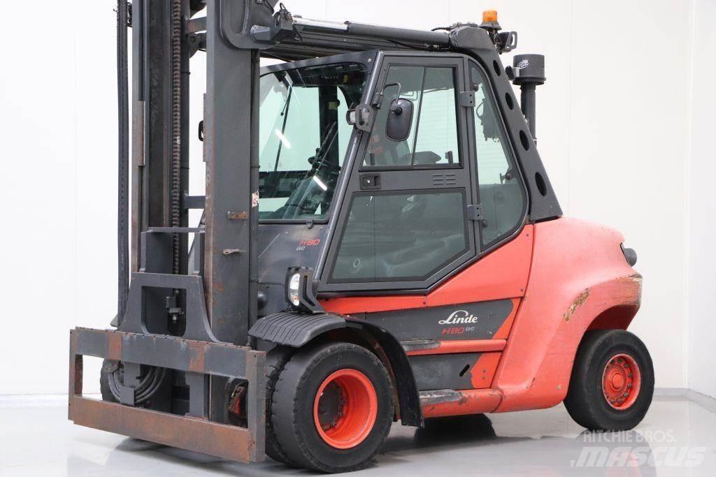 Linde H80D-03/900 디젤 지게차