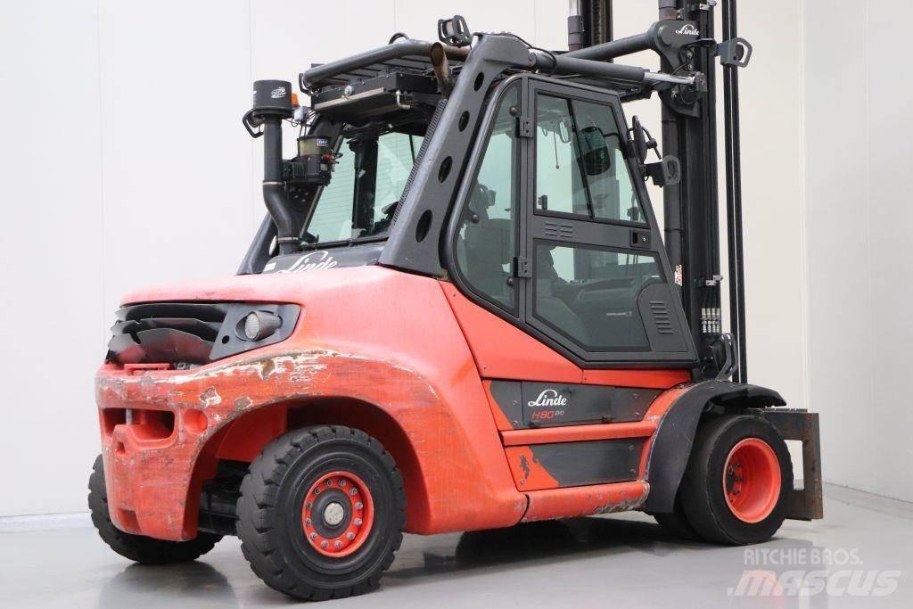 Linde H80D-03/900 디젤 지게차
