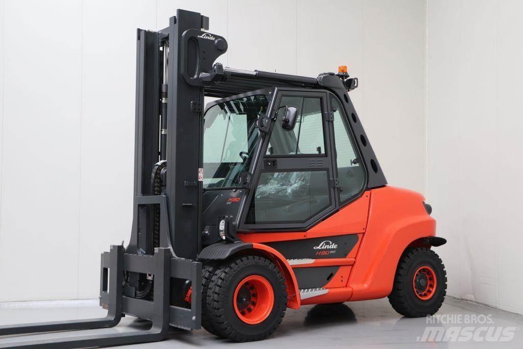 Linde H80D-03/900 디젤 지게차