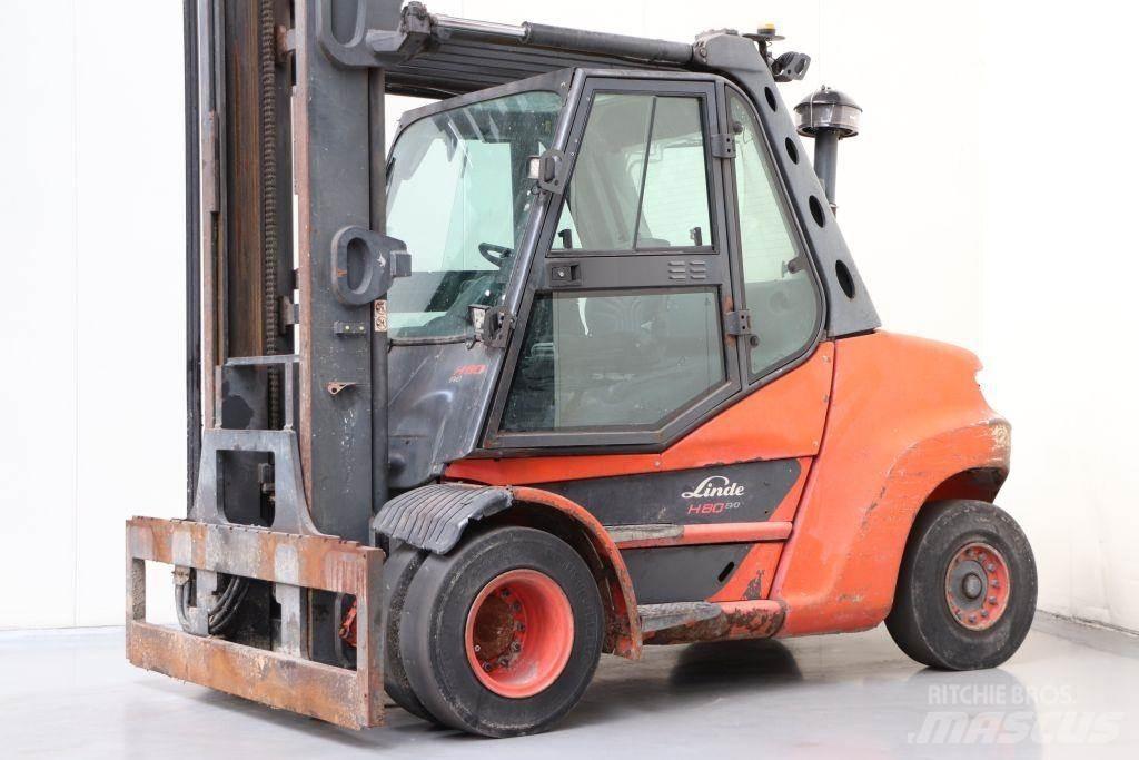 Linde H80D-03/900 디젤 지게차