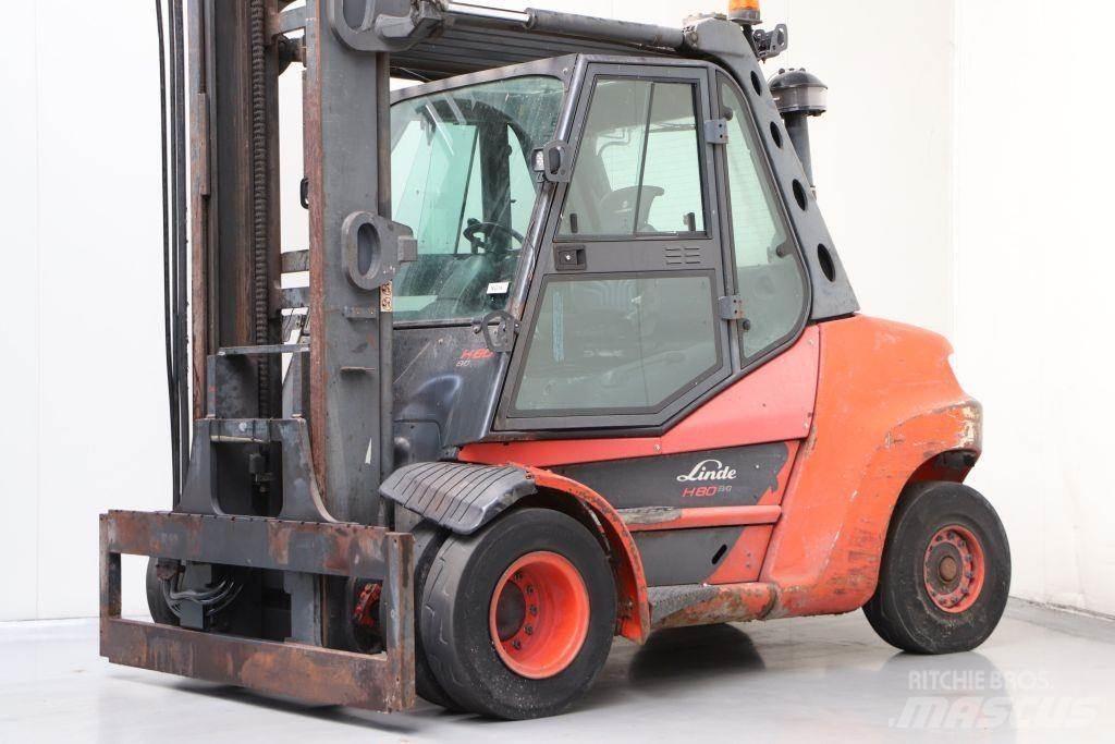 Linde H80D-03/900 디젤 지게차
