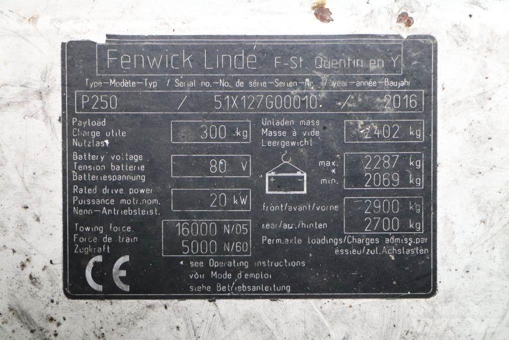 Linde P250 견인 트럭