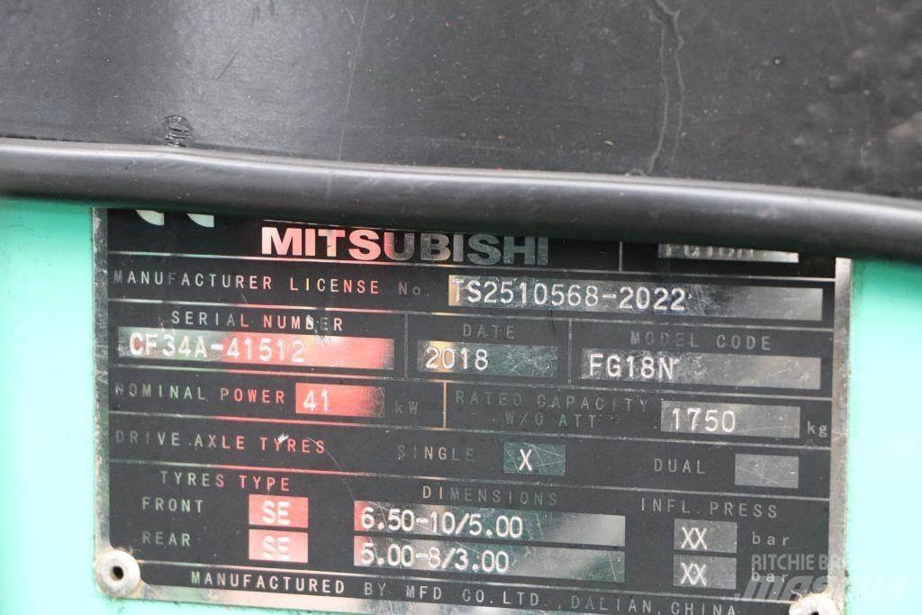 Mitsubishi FG18NT LPG 지게차