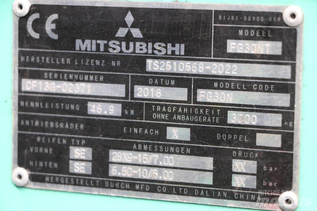 Mitsubishi FG30NT LPG 지게차