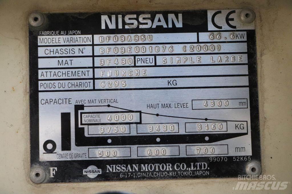 Nissan BF03A35U LPG 지게차