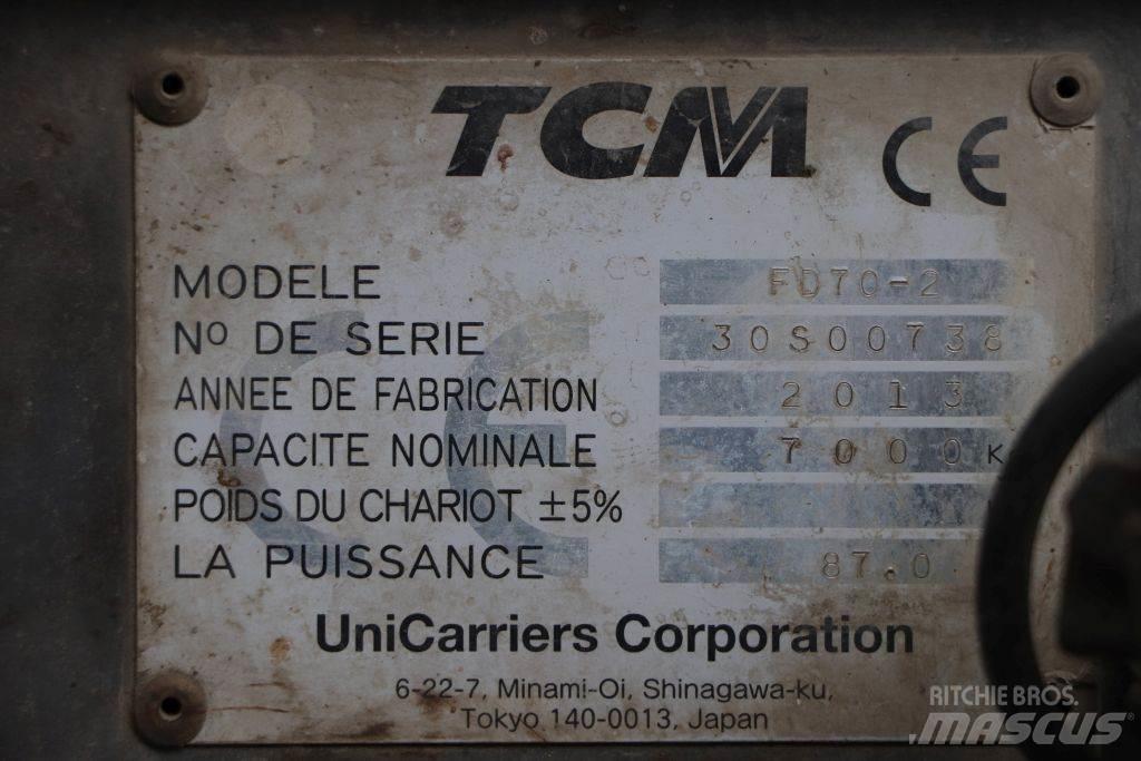TCM FD70-2 디젤 지게차
