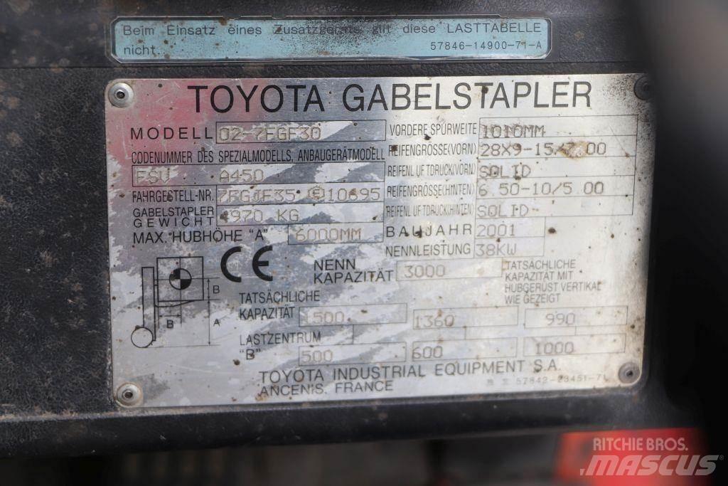Toyota 02-7FGF30 LPG 지게차