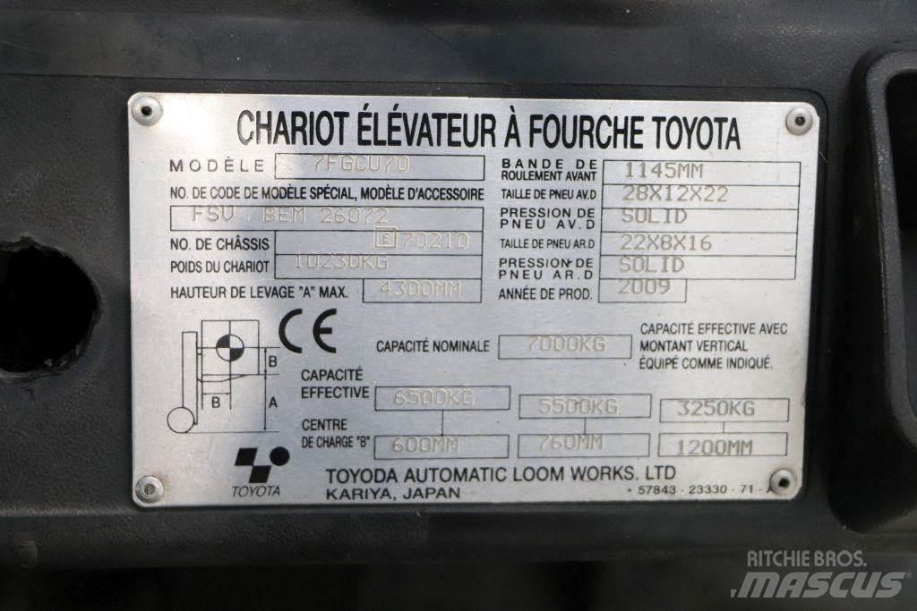 Toyota 7FGCU70 LPG 지게차