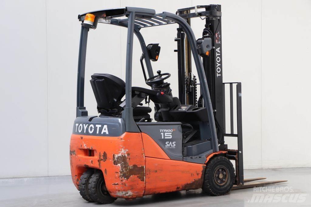 Toyota 8FBET15 전동 지게차
