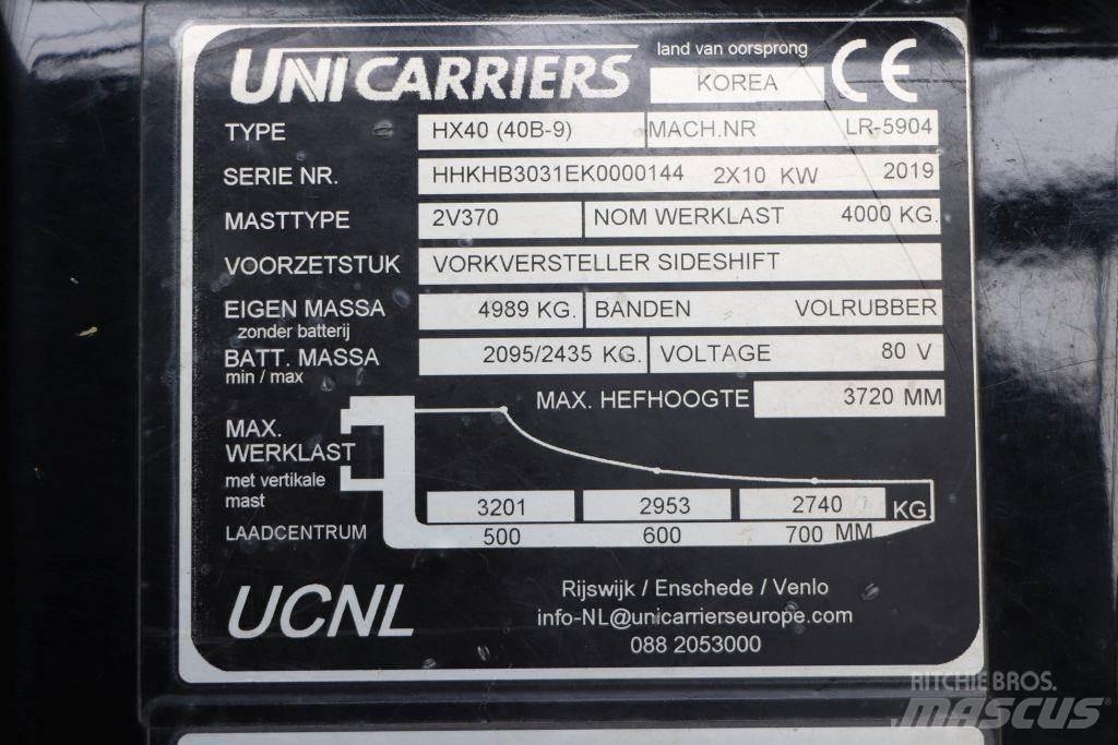 UniCarriers 40B-9 전동 지게차