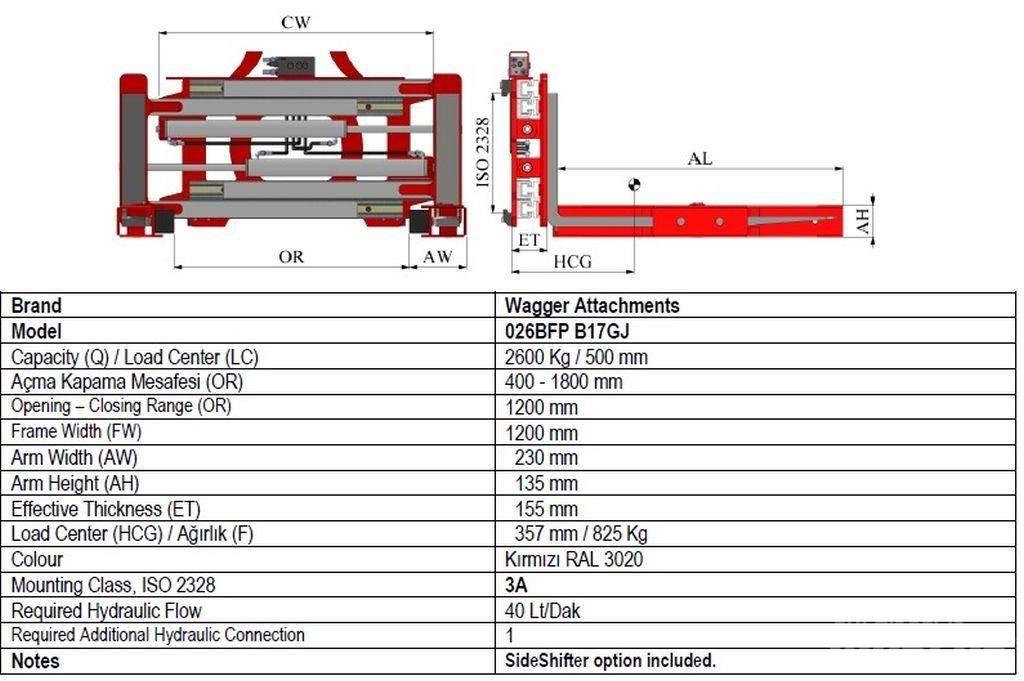  Wagger 026BFP B45GJ 포크