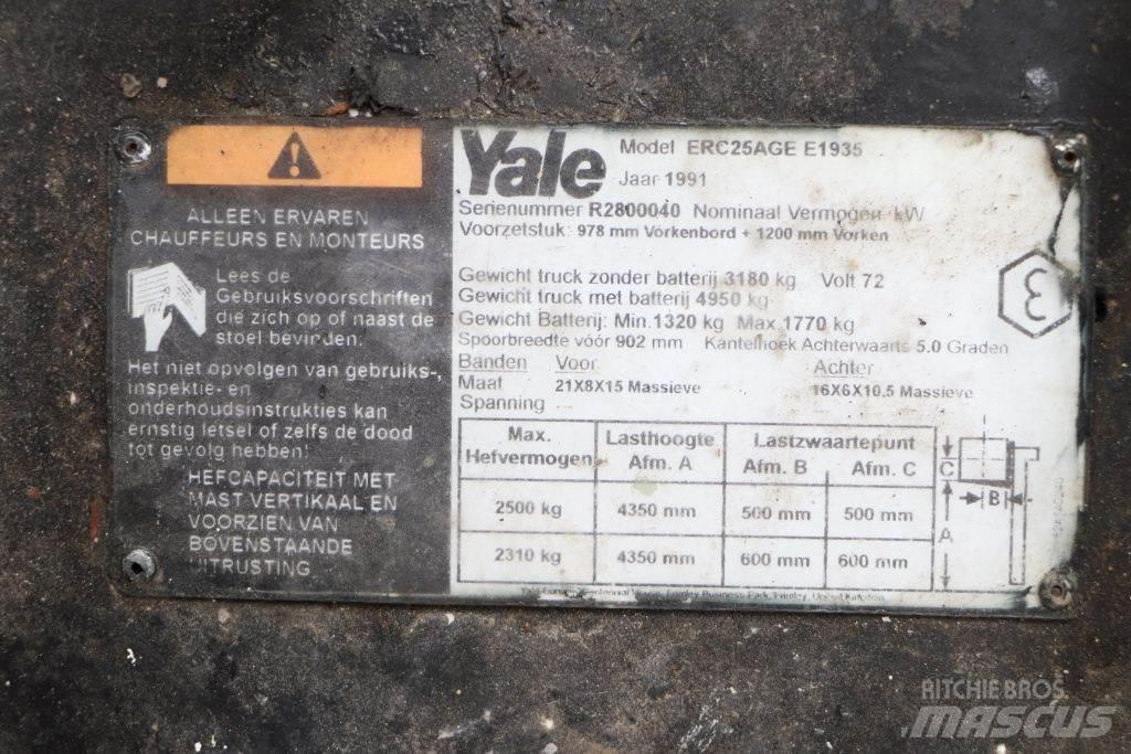 Yale ERC25AGE 전동 지게차