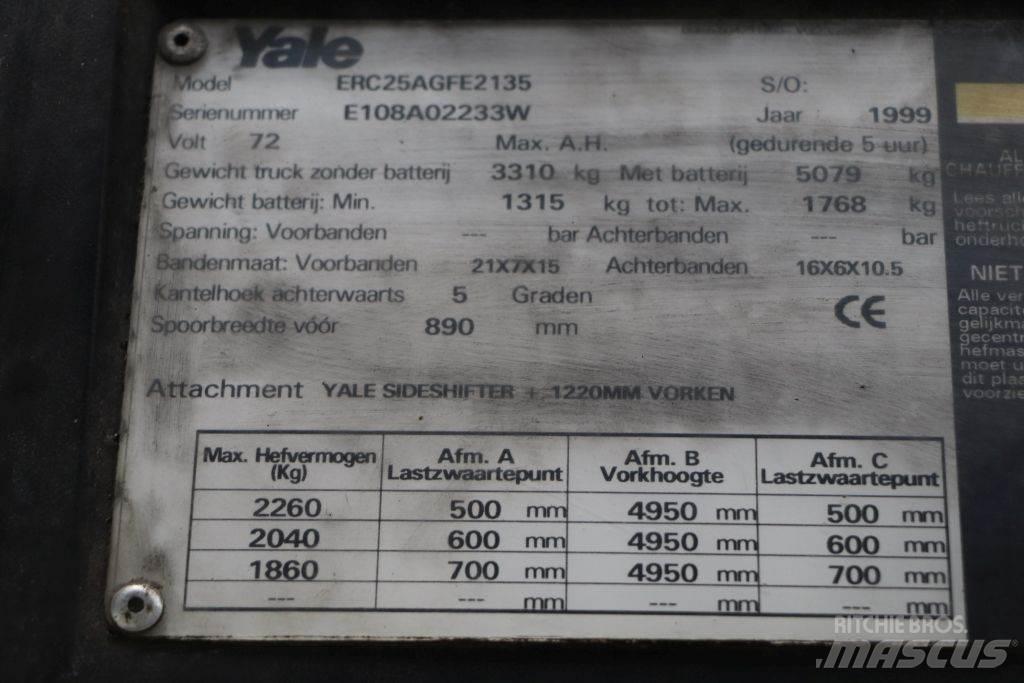 Yale ERC25AGF 전동 지게차