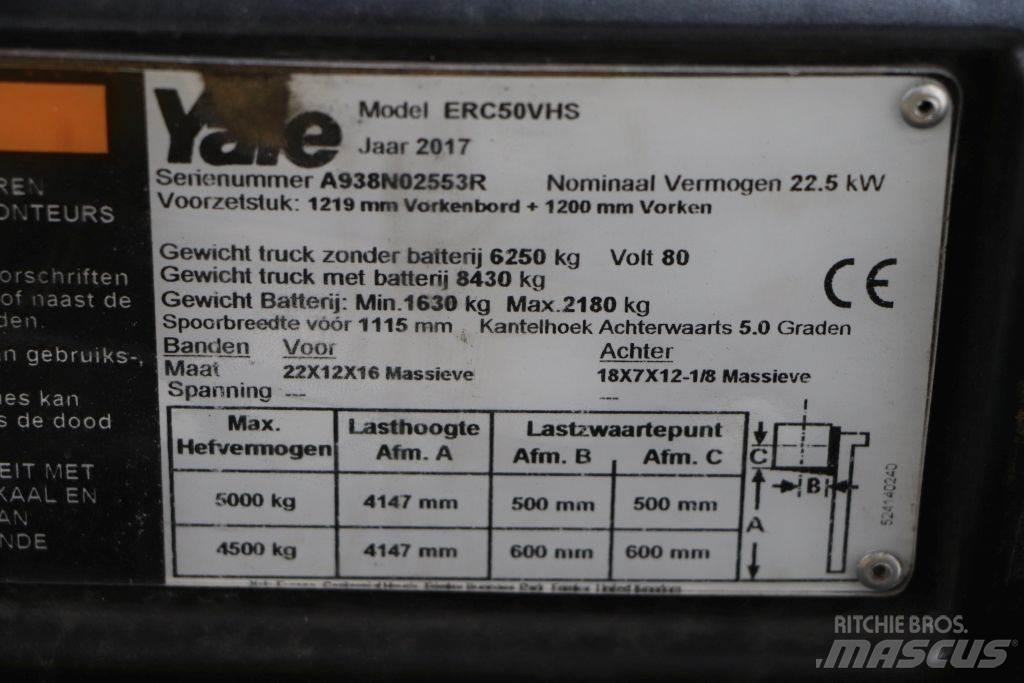 Yale ERC50VHS 전동 지게차