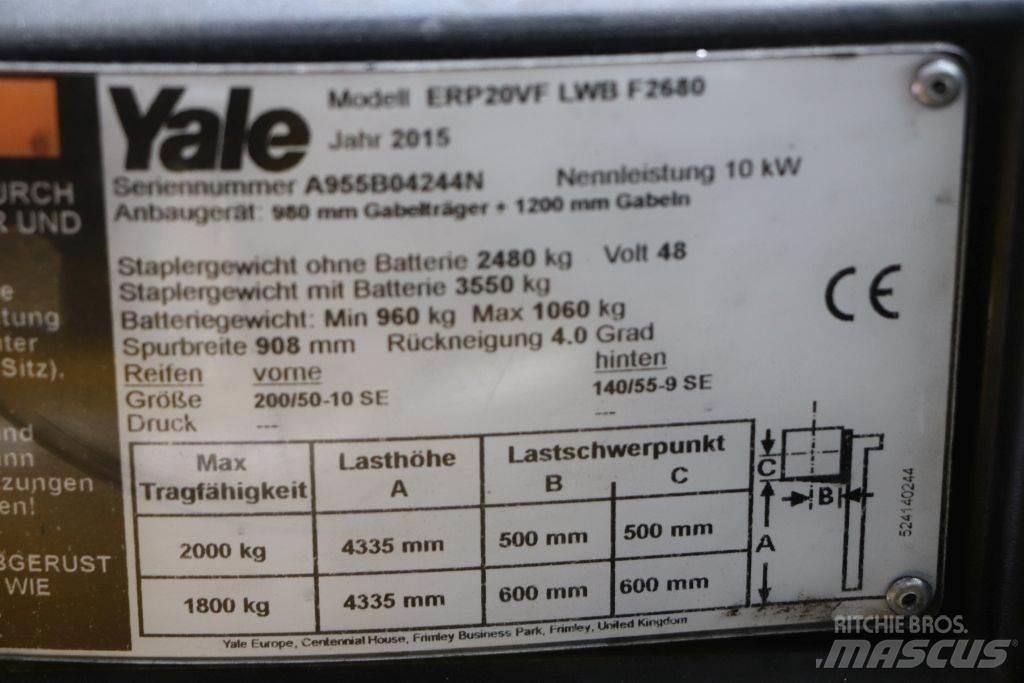 Yale ERP20VF 전동 지게차