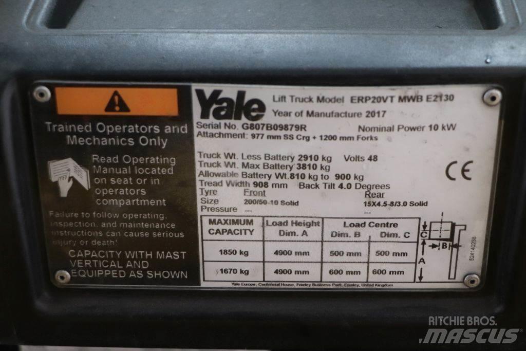 Yale ERP20VT 전동 지게차