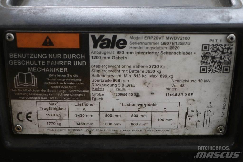 Yale ERP20VT 전동 지게차