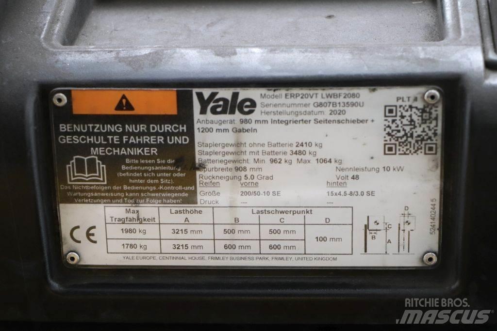 Yale ERP20VT 전동 지게차