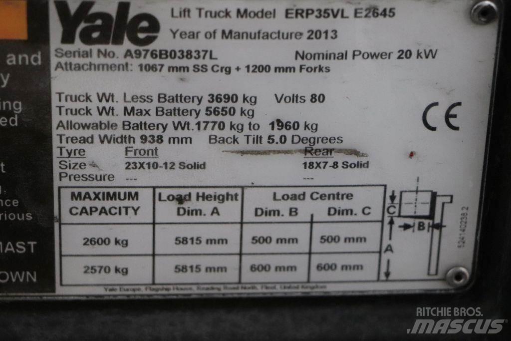 Yale ERP35VL 전동 지게차