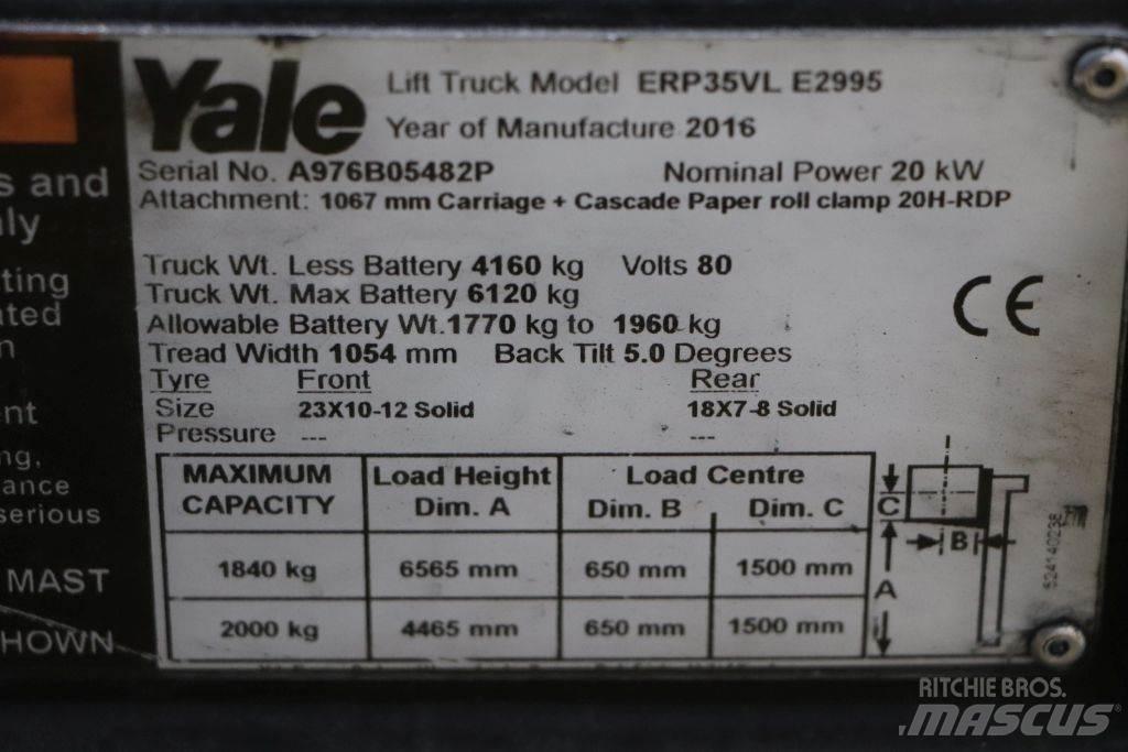 Yale ERP35VL 전동 지게차