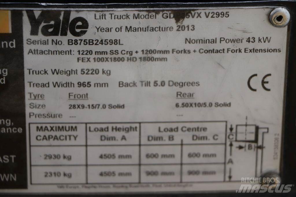 Yale GDP35VX 디젤 지게차