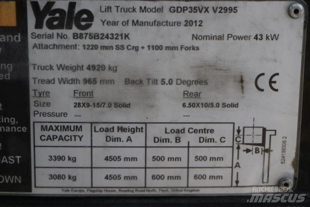 Yale GDP35VX 디젤 지게차
