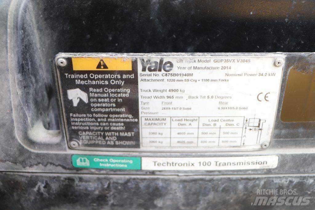 Yale GDP35VX 디젤 지게차