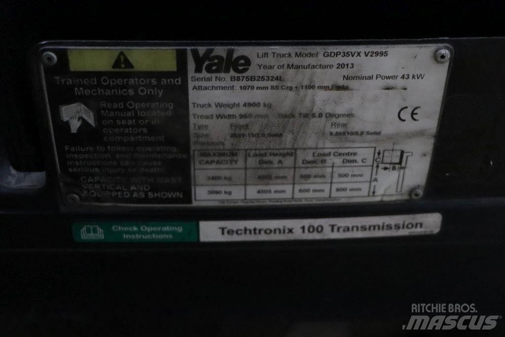 Yale GDP35VX 디젤 지게차