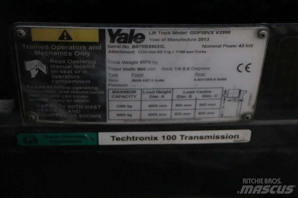 Yale GDP35VX 디젤 지게차
