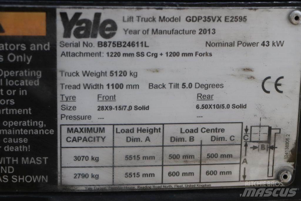 Yale GDP35VX 디젤 지게차