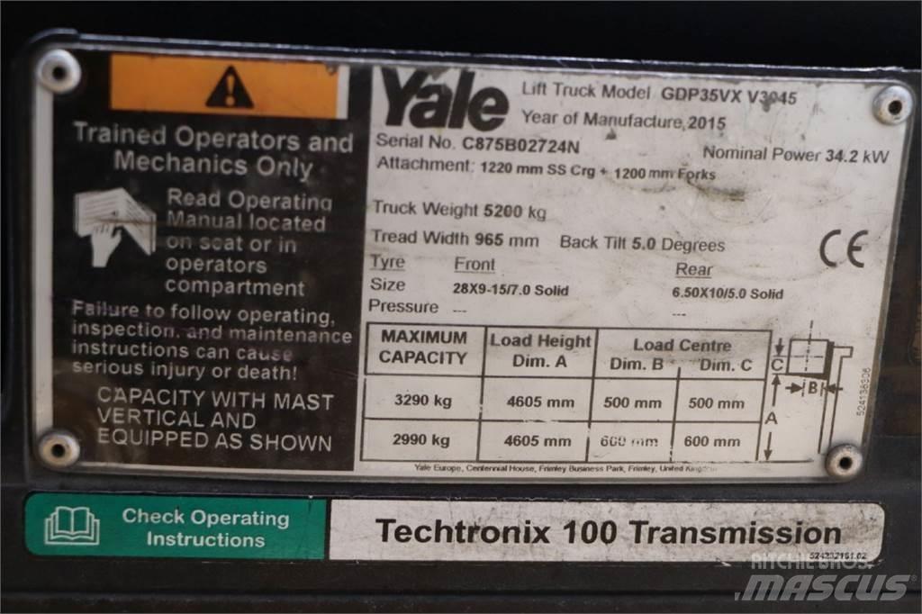 Yale GDP35VX 디젤 지게차