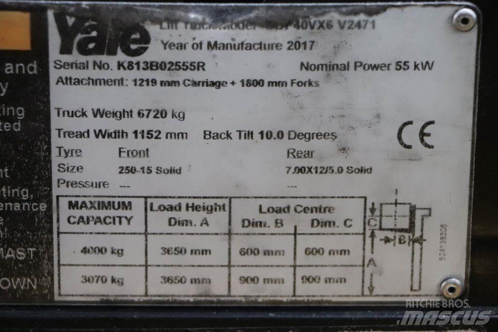 Yale GDP40VX6 디젤 지게차