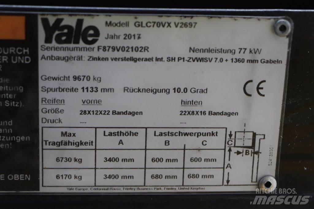 Yale GLC70VX LPG 지게차