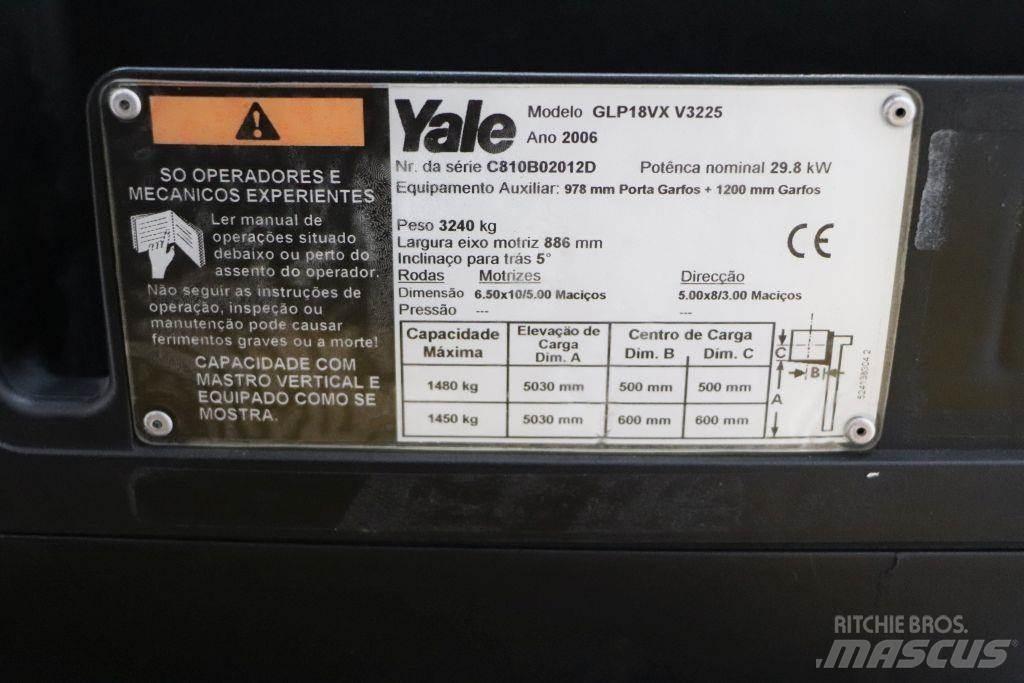 Yale GLP18VX LPG 지게차