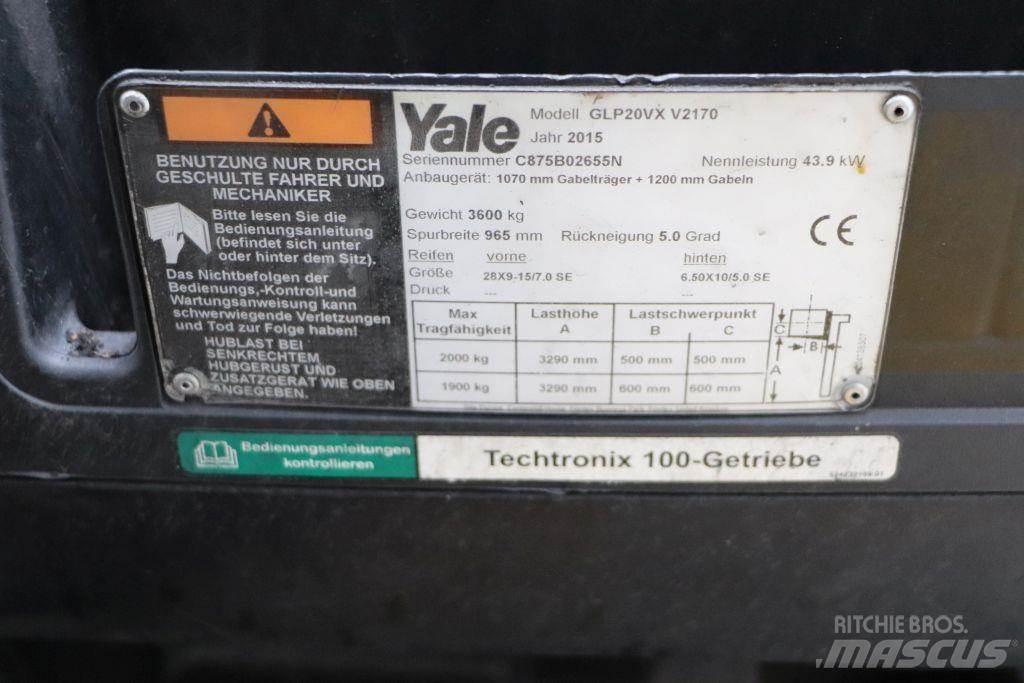 Yale GLP20VX LPG 지게차