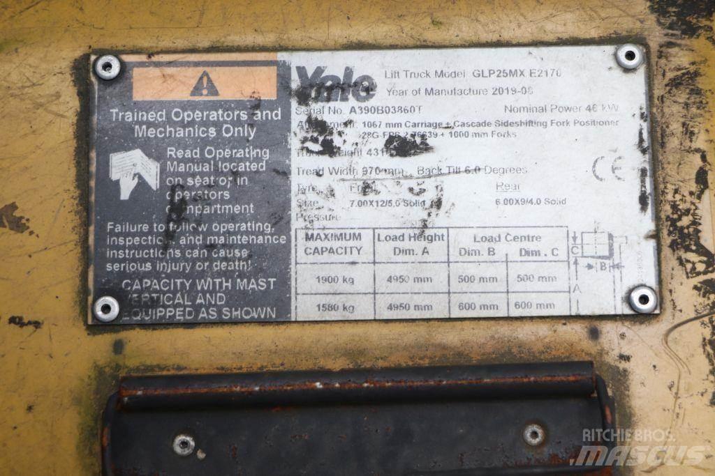 Yale GLP25MX LPG 지게차