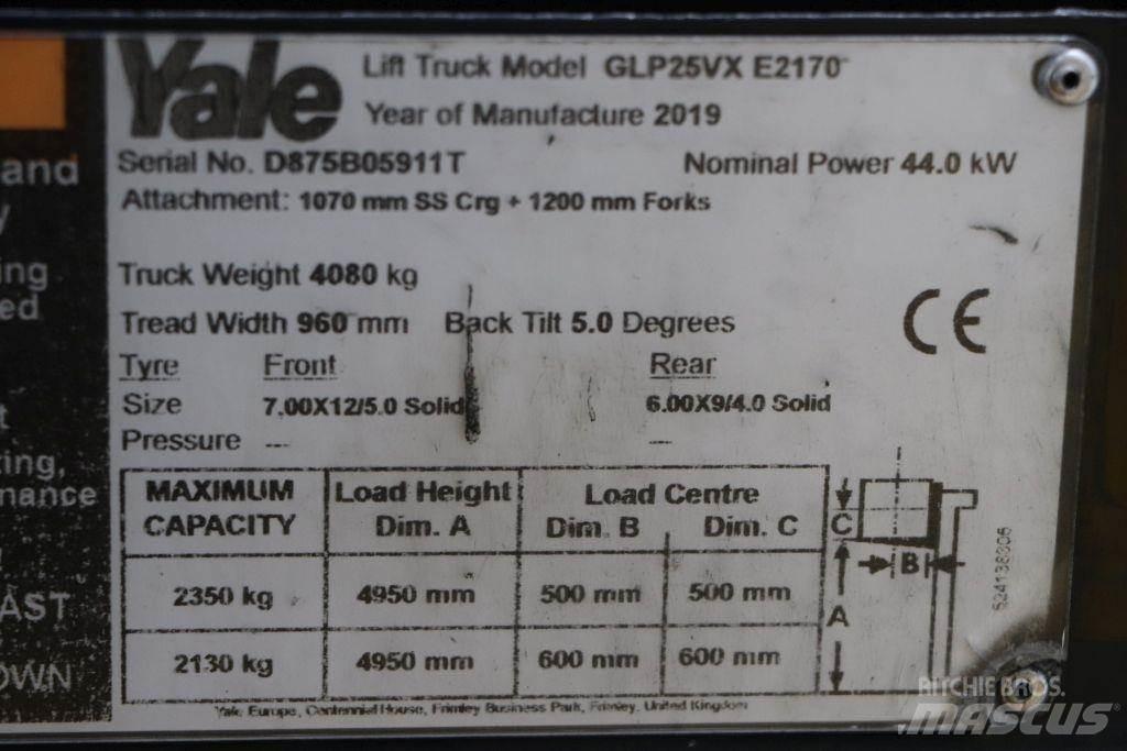 Yale GLP25VX LPG 지게차