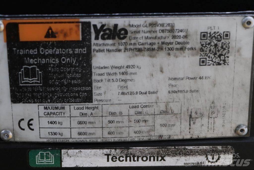 Yale GLP25VX LPG 지게차